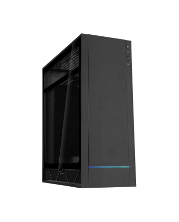 Silverstone Alta F1 Midi-Tower, Tempered Glass - czarny