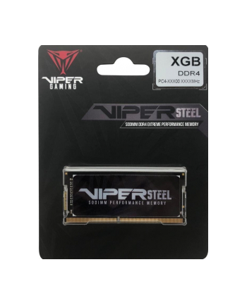 Patriot Memory Pamięć SODIMM DDR4 Patriot Viper STEEL 8GB 2666 MHz CL18 1,2V
