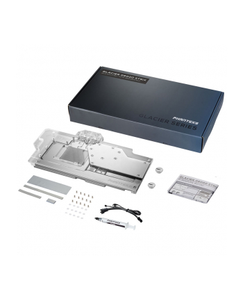 PHANTEKS Glacier G6000 STRIX GPU Water Block, ASUS RX 6800/6900 Strix/TUF, D-RGB - srebrny