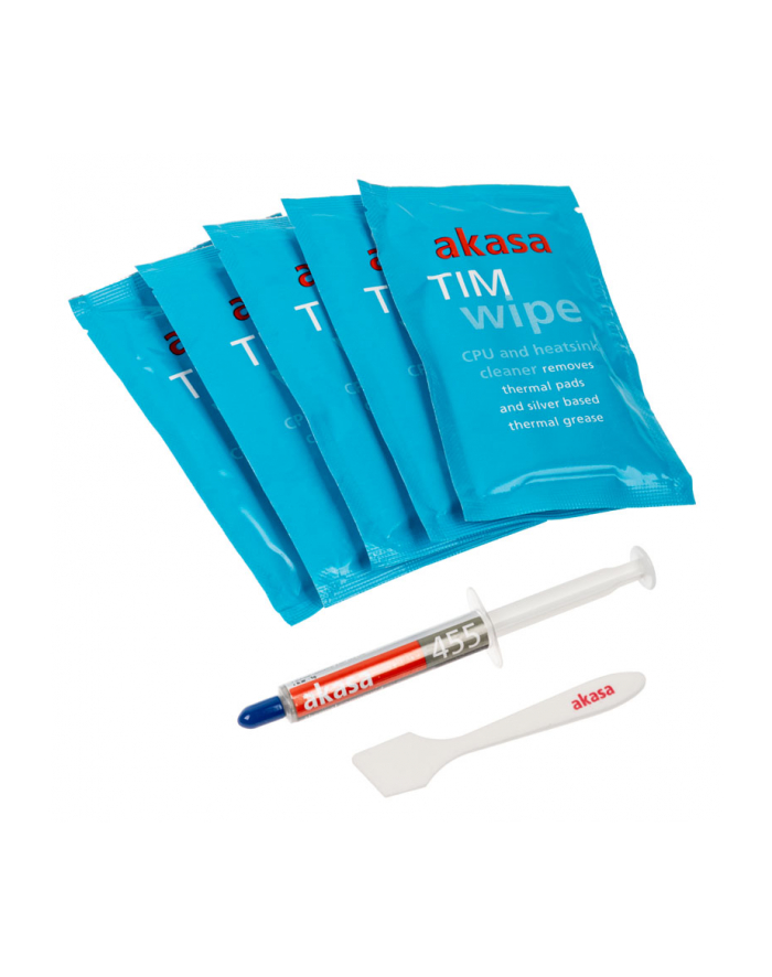 Akasa TIM Wipe Kit Chusteczki do czyszczenia + Pasta termiczna główny