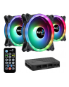 Aerocool Duo 12 Pro ARGB LED Fan, 3er Pack include Controller - 120mm - nr 1