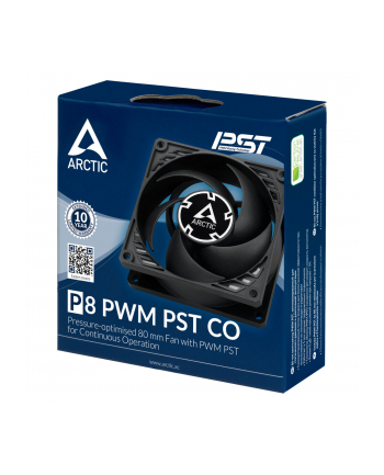 Arctic Cooling Arctic P8 PWM PST CO Fan, czarny - 80mm