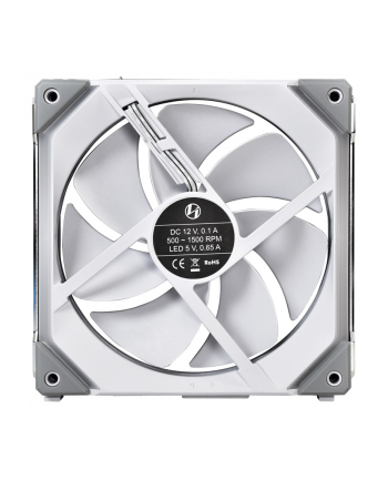 Lian Li UNI FAN SL140 RGB PWM Fan, 2er Pack include Controller - 140mm, biały