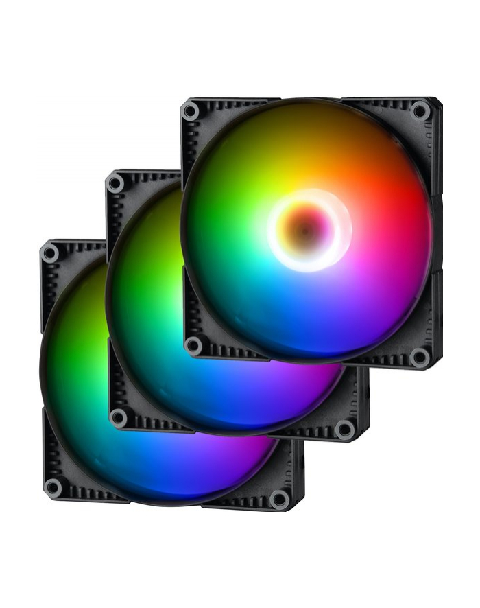PHANTEKS SK PWM D-RGB Fan, 3er Pack - 120mm, czarny/biały główny