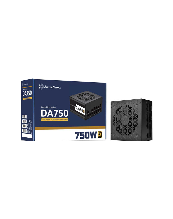 Silverstone DA 750 Gold, 80 Plus Gold Netzteil, MODULARNY - 750 Watt główny