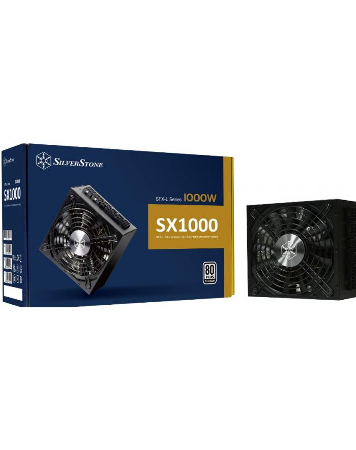 Silverstone SX1000 Platinum Netzteil, 80 PLUS Platinum, vollMODULARNY - 1000 Watt główny