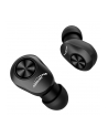Słuchawki z mikrofonem Audiocore AC580 douszne TWS BT 5.1 30mAh, baza do ładowania 300mAh, czarne - nr 1