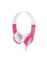 Słuchawki z mikrofonem BuddyPhones Connect Pink dla dzieci 85dB - nr 1