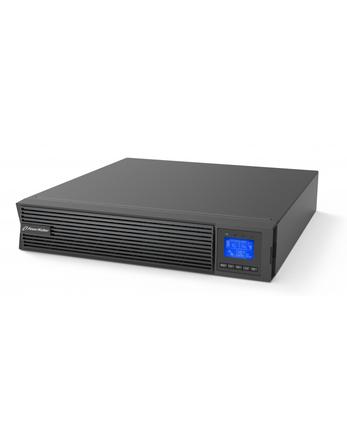 Zasilacz awaryjny UPS Power Walker On-Line 1000VA, ICR IoT PF1 USB/RS232, 8x IEC Out, LCD, Rack główny