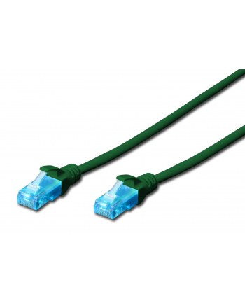 Patchcord DIGITUS UTP kat. 5e 1m PVC zielony