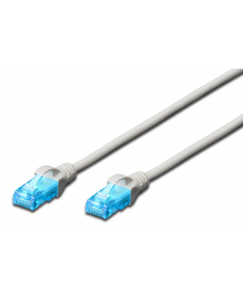 Patchcord DIGITUS UTP kat. 5e 15m PVC szary