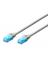 Patchcord DIGITUS UTP kat. 5e 30m PVC szary - nr 1