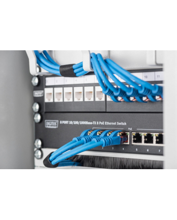 Patch panel DIGITUS 10'' 12 portowy 1U (RAL 9005)