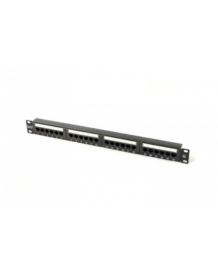 Patch panel DIGITUS 19'' 24x RJ45 UTP kat. 5e 1U główny