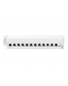 Patch panel DIGITUS 10'' 12-portów RJ-45 Kat.6 ekranowany 1U kompletny LSA, wspornik kablowy, szary - nr 4