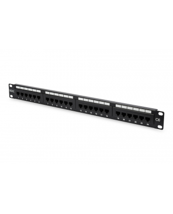 Patch panel DIGITUS 19'' 24x RJ45 UTP kat.6 1U