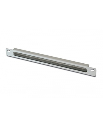Organizer kablowy DIGITUS poziomy typu RING 10'' (254mm) 1U 44x254x60mm, szary (RAL 7035)