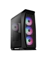 Aerocool One Frost Midi-Tower, Tempered Glass - czarny - nr 12