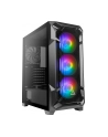 Antec Dark Fleet DF600 FLUX Midi-Tower, RGB, Tempered Glass - czarny - nr 106