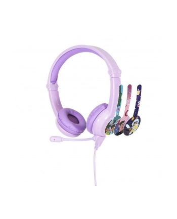 Słuchawki z mikrofonem Gaming BuddyPhones Galaxy Violet dla dzieci 85dB