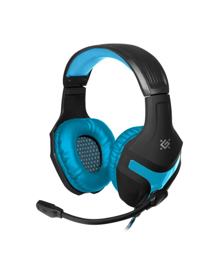 Słuchawki z mikrofonem Defender SCRAPPER 500 Gaming niebiesko-czarne + adapter 4 pin + GRA główny
