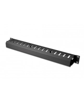 Organizator kablowy DIGITUS 19'' 1U 40/70 (RAL 9005) nr 1