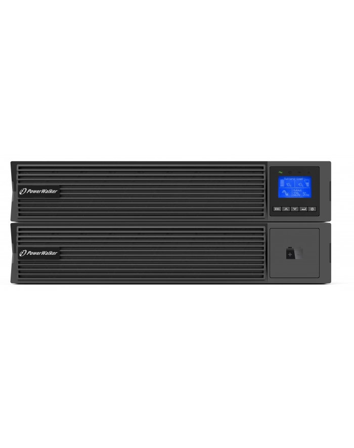 Zasilacz awaryjny UPS Power Walker On-Line 1500VA, ICR IoT PF1 USB/RS232, 8x IEC Out, LCD, Rack główny