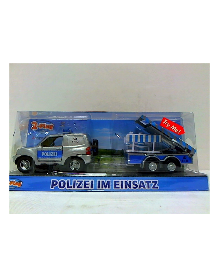 hkg Auto policja z przyczepą światło 510613 75025 główny