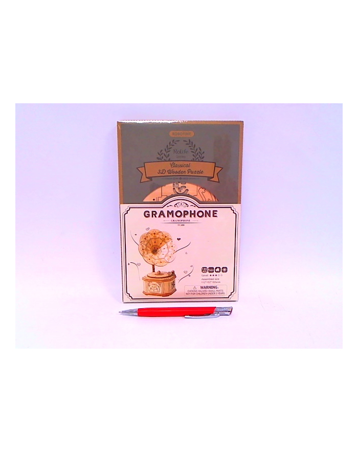 ROBOTIME Drewn.model Puzzle3D Gramofon TG408 10098 główny