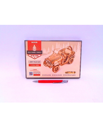 ROBOTIME Drewn.model Puzzle3D JeepWojs.MC701 10616