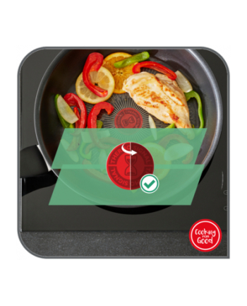 TEFAL Steak Pan B5694053 Easy Plus Grill, Diameter 26 cm, Fixed handle