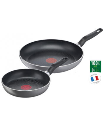 TEFAL C2739053 Super Start Set of 2 Frying, Diameter 20 / 26 cm, Suitable for induction hob