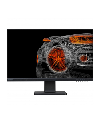 Lenovo ThinkVision E24-28 23.8 '', IPS, FHD, 1920x1080, 16:9, 6 ms, 250 cd/m², Raven Black, HDMI ports quantity 1