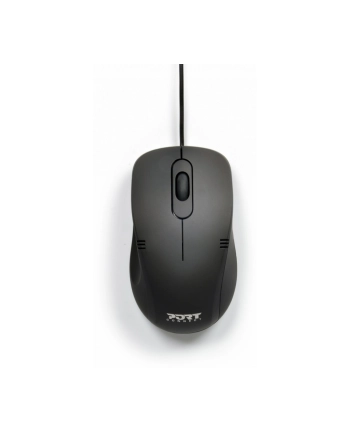 PORT DESIGNS PORT D-ESIGNS PRO Mouse 900400-P Black, Optical USB mouse