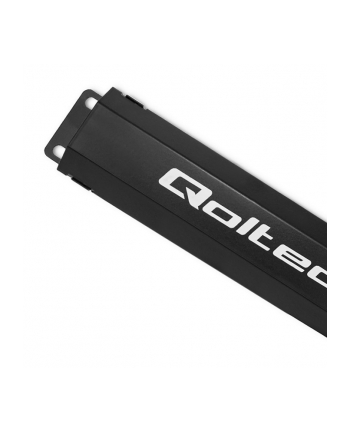 qoltec Organizer kabli RACK 19-cali 1U