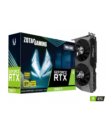 zotac Karta graficzna GeForce RTX 3060 Ti Twin Edge LHR 8GB GDDR6X 256bit 3DP/2HDMI