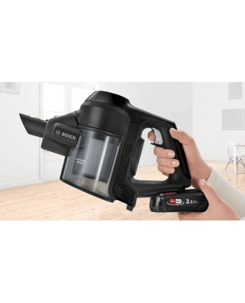 Bosch Odkurzacz Unlimited BBS611BSC  Handstick 2in1, 18 V, Operating time (max) 30 min, Black nr 2