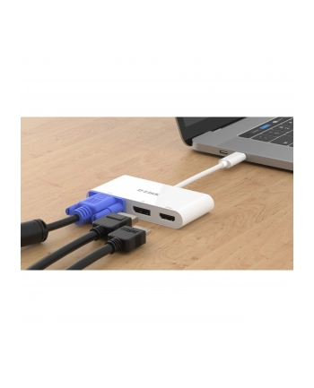 d-link Adapter DUB-V310 HUB USB-C to HDMI/VGA/DisplayPort nr 2