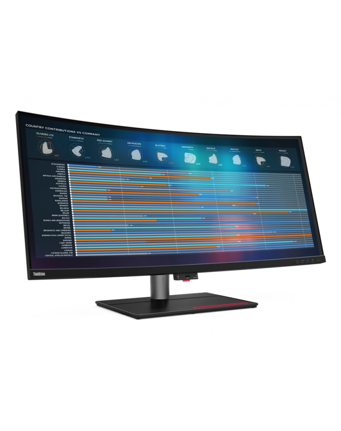 lenovo Monitor 39.7 cala ThinkVision P40w-20 Ultra-Wide Curved LCD 62C1GAT6(wersja europejska) główny