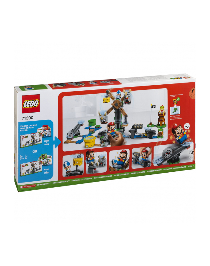 LEGO 71390 SUPER MARIO Walka z Reznorami — zestaw dodatkowy p3 główny