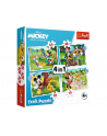 Puzzle 4w1 Fajny dzień Mickiego / Disney Standard Characters 34604 Trefl - nr 6