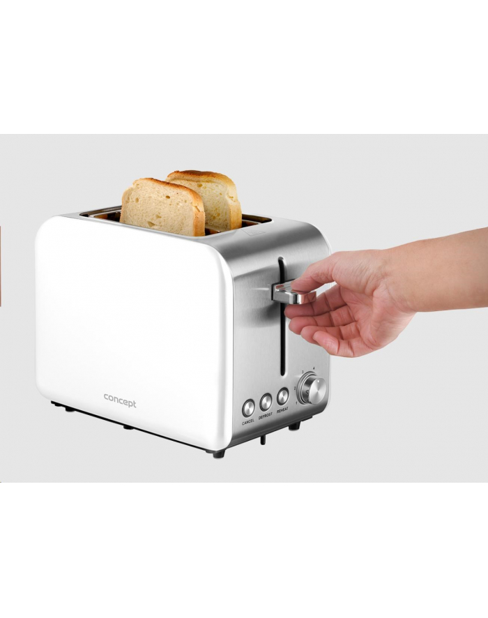 concept Toster TE2051 inox biały główny