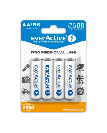 everactive Akumulatory paluszki R6/AA 2600 mAH, blister 4 szt.