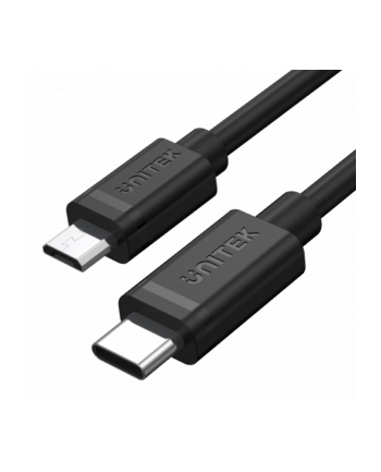 unitek Kabel USB TYP-C DO microUSB 2.0, 1m, Y-C473BK