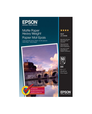 epson Papier Photo Matowy  A4 / 50 arkuszy / 167g/m2 nr 2