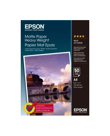 epson Papier Photo Matowy  A4 / 50 arkuszy / 167g/m2