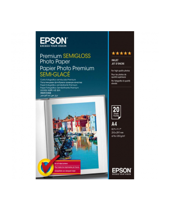 epson Papier Premium Semigloss Photo 20 Arkuszy 251 g/m  A4 nr 2