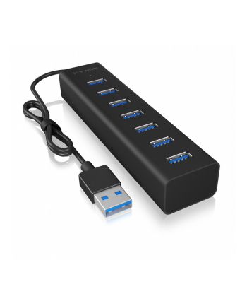 icybox IB-HUB1700-U3 7-Port USB HUB+zasilacz