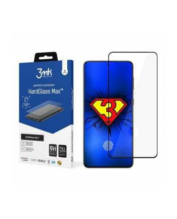 3mk Hardglass Max Samsung S21 Ultra G998 FullScreen Szkło Hartowane  Czarne