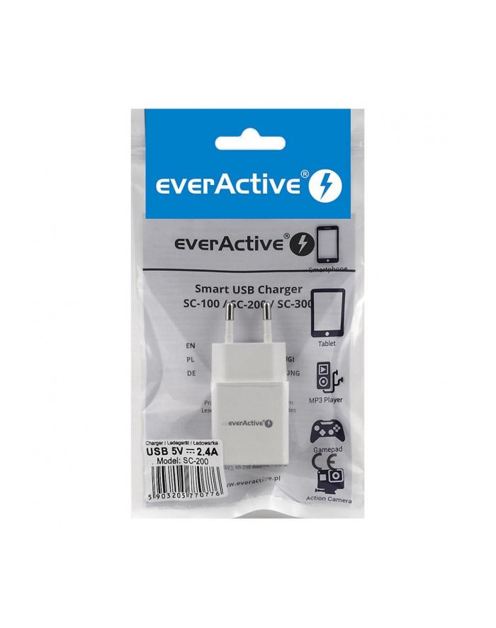 everactive Ładowarka sieciowa 1xUSB 2,4A, 12W główny